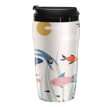 Cargar imagen en el visor de la galería, Taza de café con Tapa con Impresión Completa de Diseño Personalizado Personalizada de Tus Fotos o Textos Online