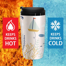 Cargar imagen en el visor de la galería, Taza de café con Tapa con Impresión Completa de Diseño Personalizado Personalizada de Tus Fotos o Textos Online