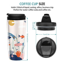 Cargar imagen en el visor de la galería, Taza de café con Tapa con Impresión Completa de Diseño Personalizado Personalizada de Tus Fotos o Textos Online