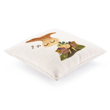 Cargar imagen en el visor de la galería, Funda de almohada Cáñamo blanco Impresión a una cara Personalizado Personalizada con Foto, Texto o Logo