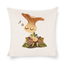 Cargar imagen en el visor de la galería, Funda de almohada Cáñamo blanco Impresión a una cara Personalizado Personalizada con Foto, Texto o Logo