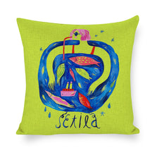 Cargar imagen en el visor de la galería, Funda de Cojín de Algodón y Lino con Impresión a Doble Cara de Diseño Personalizado con Tu Foto o Texto