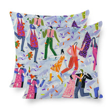 Cargar imagen en el visor de la galería, Funda de Cojín de Algodón y lino con Impresión a Una Cara de Diseño Personalizado con Tu Texto o Imagen