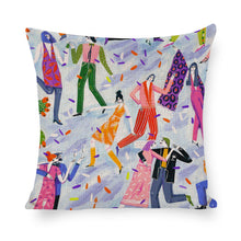 Cargar imagen en el visor de la galería, Funda de Cojín de Algodón y lino con Impresión a Una Cara de Diseño Personalizado con Tu Texto o Imagen