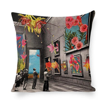 Cargar imagen en el visor de la galería, Funda de Almohada de Algodón-Lino con Impresión a Cara Sola (4 piezas/paquete) Diseño Personalizado Personalizada con Foto, Texto o Logo