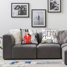 Cargar imagen en el visor de la galería, Funda de Cojín de Felpa (2 piezas ) con Impresión a Una Cara de Personalizado Personalizada con Foto, Texto o Logo