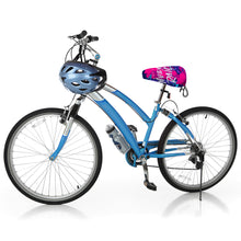 Cargar imagen en el visor de la galería, Funda Impermeable de Poliéster de Asiento de Bicicleta con Diseño Personalizado de Tus Patrones o Nombres