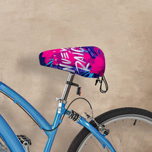 Cargar imagen en el visor de la galería, Funda Impermeable de Poliéster de Asiento de Bicicleta con Diseño Personalizado de Tus Patrones o Nombres