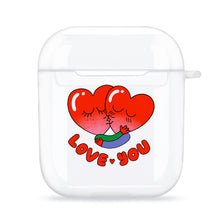 Cargar imagen en el visor de la galería, Caja Transparente de Auriculares Apple con Diseño Personalizado de Tu Texto o Imagen