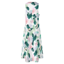 Cargar imagen en el visor de la galería, Vestido largo sin mangas con Estampado tallas grandes para mujer GQ Personalizado con Impresión Completa de una imagen con Foto Logo Patrón Texto