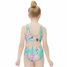 Cargar imagen en el visor de la galería, Bikini / Bañador de dos Piezas con Estampado para Niñas NT013 Personalizado con Impresión Completa con Foto Logo Patrón Texto