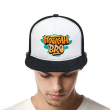 Cargar imagen en el visor de la galería, Gorra de Borde Plano para Mujer y Hombre de Béisbol de Poliéster con Diseño Personalizado de Tus Textos o Fotos