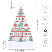 Cargar imagen en el visor de la galería, Gorros de Papá Noel con Lentejuelas con Diseño Personalizado de Tu Nombre o Imagen