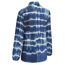 Cargar imagen en el visor de la galería, Camisa / Blusa vintage casual manga larga cuello en V con botones para mujer HS Personalizada con Impresión Completa de múltiples imágenes con Foto Logo Patrón Texto