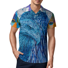 Cargar imagen en el visor de la galería, Polo / Camiseta de Manga Corta para hombre HT Personalizado con Impresión Completa de múltiples imágenes con Foto Logo Patrón Texto