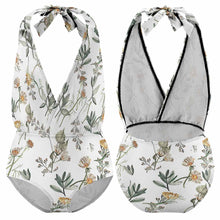 Cargar imagen en el visor de la galería, Bañador con Cuello Halter de Moda para Niñas NT044 Personalizado con Foto Logo Patrón Texto Impresión Completa