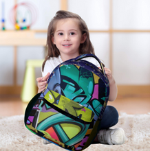 Cargar imagen en el visor de la galería, Mochila con estampado de 8 imágenes, mochila escolar impermeable para niños, niñas, adolescentes, personalizada con texto de patrón de foto