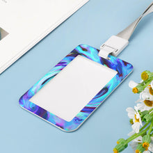 Cargar imagen en el visor de la galería, Tarjetero de identificación de plástico vertical de trabajo estudiante con cordón, JJ0529039 Personalizado con Impresión Completa con Foto Logo Patrón Texto