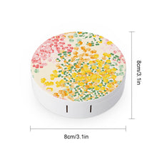Cargar imagen en el visor de la galería, JJ0529040 Estuche redondo para lentes de contacto, exquisito estuche de almacenamiento de dibujos personalizado con texto, foto o logotipo