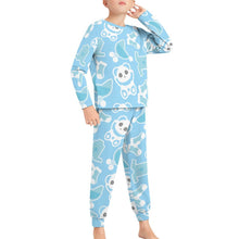 Cargar imagen en el visor de la galería, Traje / Conjunto de pijama suave con estampado para niños JTZ Personalizado con Impresión Completa de una imagen con Foto Logo Patrón Texto