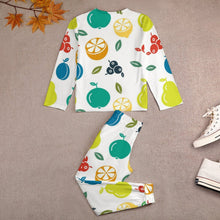 Cargar imagen en el visor de la galería, Traje / Conjunto de pijama suave con estampado para niños JTZ Personalizado con Impresión Completa de múltiples imágenes con Foto Logo Patrón Texto