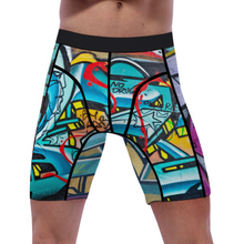 Cargar imagen en el visor de la galería, Ropa Interior Deportiva / Pantalones Cortos de Deporte Ajustados con estamapdo para Hombre K40 Personalizados con Impresión Completa de múltiples imágenes con Foto Logo Patrón Texto