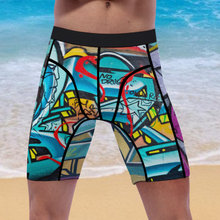 Cargar imagen en el visor de la galería, Ropa Interior Deportiva / Pantalones Cortos de Deporte Ajustados con estamapdo para Hombre K40 Personalizados con Impresión Completa de múltiples imágenes con Foto Logo Patrón Texto