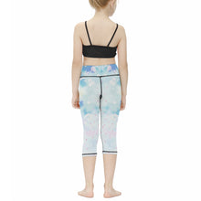 Cargar imagen en el visor de la galería, Leggings Deportivos de Ejercicio Pantalones Cortos de Yoga para Niños Niñas Chicas NT10 Personalizados con Impresión Completa con Foto Logo Patrón Texto