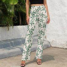Cargar imagen en el visor de la galería, Pantalones acampanados holgados deportivos con estampado para mujer LP Personalizados con Impresión Completa de múltiples imágenes con Foto Logo Patrón Texto