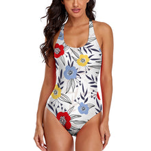 Cargar imagen en el visor de la galería, Bañador / Bikini de Una Pieza con Tirantes Cruzados de Mujer LT3150 Personalizado con Foto Logo Patrón Texto (Impresión Completa de una sola imagen)
