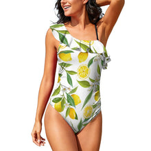 Cargar imagen en el visor de la galería, Bañador de Una Pieza con Tirantes Sexy para Mujer LT3173 Personalizado con Foto Logo Patrón Texto (Impresión Completa de múltiples imágenes)