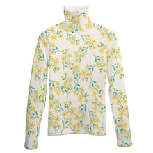 Cargar imagen en el visor de la galería, Suéter Jersey ligero elástico de cuello alto para mujer MY08 Personalizado con Impresión Completa de múltiples imágenes con Foto Logo Patrón Texto