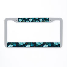 Cargar imagen en el visor de la galería, Marco de Matrícula Bicolor de Aluminio con Impresión UV de Diseño Personalizado con Tus Fotos o Textos