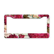 Cargar imagen en el visor de la galería, Marco de Matrícula de Aluminio con Impresión UV de Diseño Personalizado con Tus Fotos o Nombres Online