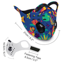 Cargar imagen en el visor de la galería, Máscara Mascarilla de Montar de Neopreno con Diseño Personalizado Personalizada con Foto, Texto o Logo
