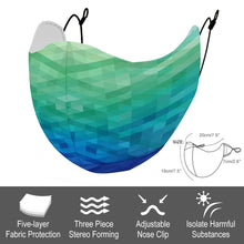 Cargar imagen en el visor de la galería, Máscara Mascarilla con Filtro de Poliéster con Diseño Personalizado de Tu Nombre o Imagen