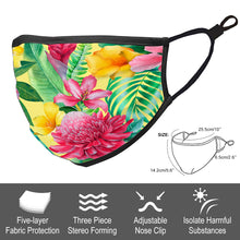 Cargar imagen en el visor de la galería, Máscara Mascarilla de Una Pieza con Filtro de Poliéster con Diseño Personalizado de Tus Patrones o Textos