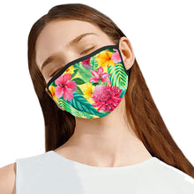 Cargar imagen en el visor de la galería, Máscara Mascarilla de Una Pieza con Filtro de Poliéster con Diseño Personalizado de Tus Patrones o Textos