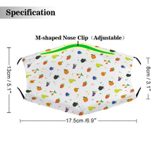 Cargar imagen en el visor de la galería, Mascarilla Antipolvo Infantil con Filtro de Poliéster con Diseño Personalizado Personalizada con Foto, Texto o Logo