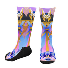 Cargar imagen en el visor de la galería, Calcetines Negros de Algodón para mujeres el mejor apoyo para médicos, correr, enfermería, atletismocon Personalizado Personalizada con Foto, Texto o Logo