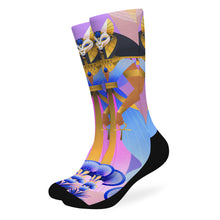 Cargar imagen en el visor de la galería, Calcetines Negros de Algodón para mujeres el mejor apoyo para médicos, correr, enfermería, atletismocon Personalizado Personalizada con Foto, Texto o Logo