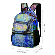 Cargar imagen en el visor de la galería, Mochila con impresión de múltiples imágenes de alta calidad, mochila escolar para niños, personalizada con fotos, patrón, texto