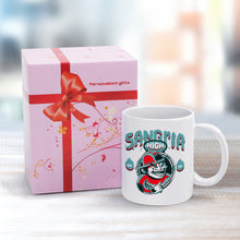 Cargar imagen en el visor de la galería, JJ0520024 Mug Blanco Taza con Impresión Parcial de Diseño Personalizado con Tus Fotos o Textos