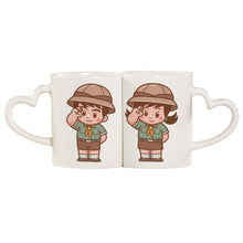 Cargar imagen en el visor de la galería, Mug de Pareja Taza Cerámico con Impresión Térmica de Diseño Personalizado Personalizada con Foto, Texto o Logo