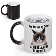 Cargar imagen en el visor de la galería, JJ0504007 Mug que Cambia de Color con Impresión Térmica de Diseño Personalizado con Tu Imagen o Nombre
