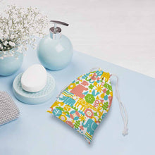 Cargar imagen en el visor de la galería, Bolsa de Almacenamiento con Cordón de Lona con Impresión a Doble Cara de Diseño Personalizado con Tus Imágenes o Nombres