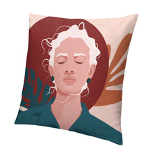 Cargar imagen en el visor de la galería, Funda de Cojín con Cremallera de Terciopelo con Diseño Personalizado de Tus Textos o Imágenes