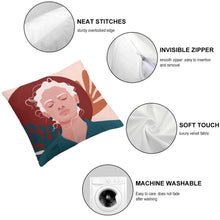 Cargar imagen en el visor de la galería, Funda de Cojín con Cremallera de Terciopelo con Diseño Personalizado de Tus Textos o Imágenes