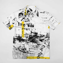 Cargar imagen en el visor de la galería, Camisa casual manga corta con bolsillo para hombre NS Personalizada con Impresión Completa de una imagen con Foto Logo Patrón Texto