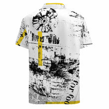 Cargar imagen en el visor de la galería, Camisa casual manga corta con bolsillo para hombre NS Personalizada con Impresión Completa de una imagen con Foto Logo Patrón Texto